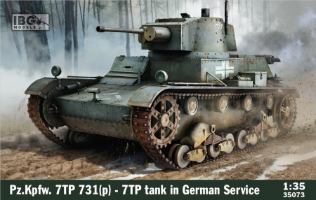 Vehicule militare terestre - 1:35 Pz.Kpfw. 7TP 731(p) - 7TP tank in German Service