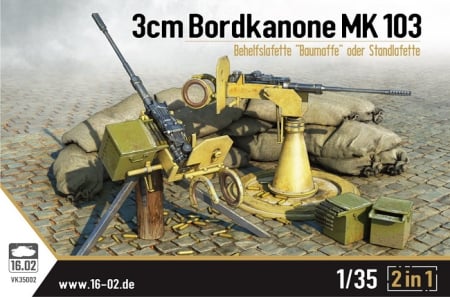 Kituri machete - 16.02 35002 - 1:35 3cm Bordkanone MK103