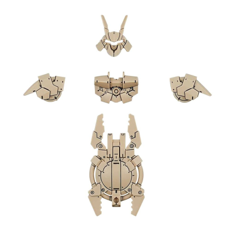 Bandai 30MM 1:144 Option Parts Set – Close Fight Armor (Portanova Exclusive Sand Yellow) [1]