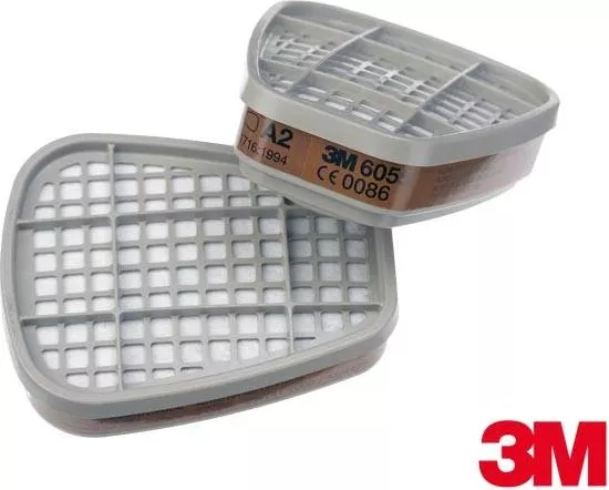 Masti de protectie - 3M 6055 - Filtru vapori organici A2 (set 2 buc)
