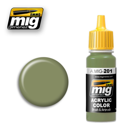 Vopsea la sticluta - A.MIG-0201 - FS 34424 LIGHT GRAY GREEN