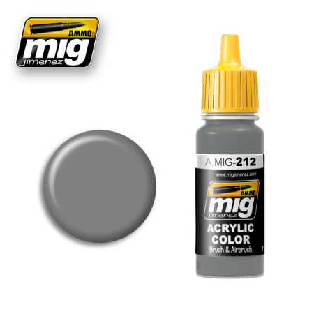 Vopsea la sticluta - A.MIG-0212 - FS 26373 SILVER GREY