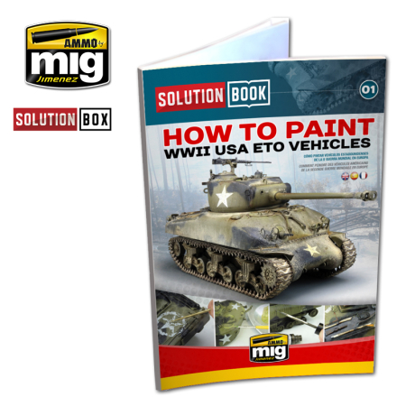 Carti & Reviste - A.MIG-6500 - WW II AMERICAN ETO SOLUTION BOOK (Multilingual)