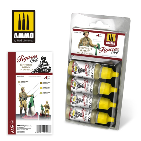 Vopsire, Weathering & Diorama - A.MIG-7046 - British Army in Africa