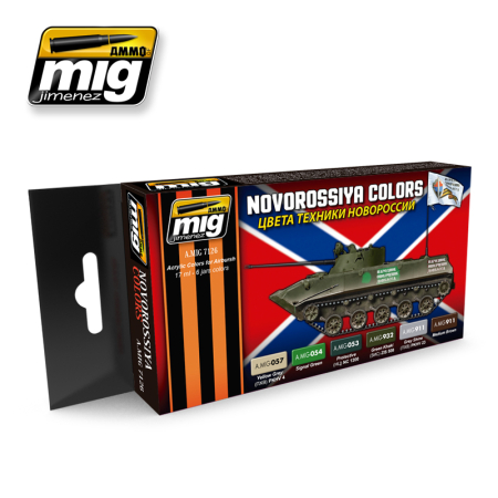 Seturi vopsea acrilica - A.MIG-7126 - NOVORROSIYA COLORS