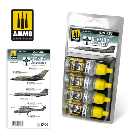 Vopsire, Weathering & Diorama - A.MIG-7243 - GERMAN MARINEFLIEGER SET