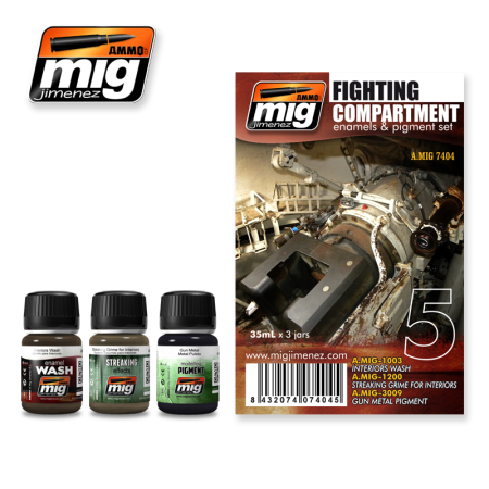 Weathering - A.MIG-7404 - FIGHT COMPARTMENT SET