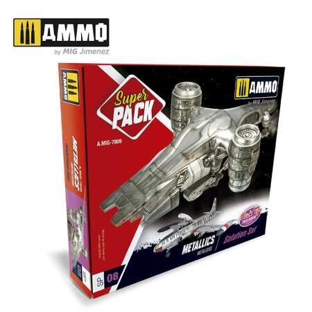 Weathering - A.MIG-7809 - SUPER PACK METALLICS
