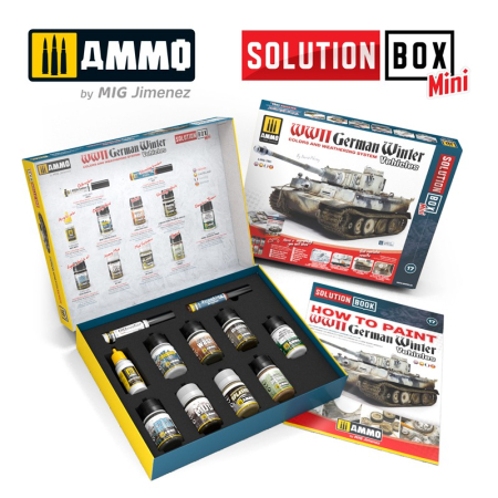 A.MIG-7901 - Solution Box MINI - How to paint WWII German winter vehicles [1]