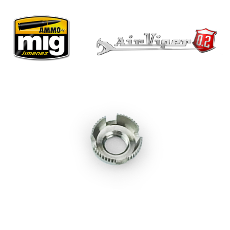 Aerograf - A.MIG-8668 - Airviper nozzle cap guard (4 slotted aircap nozzle guard reversible)