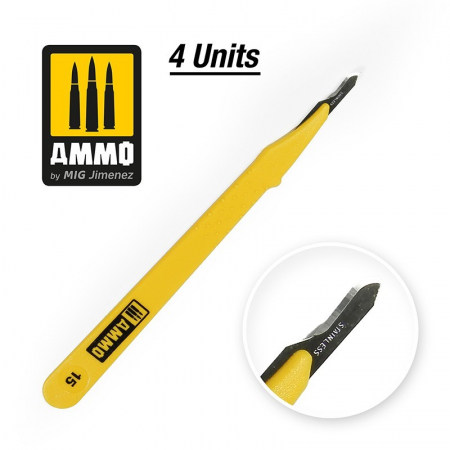Taiere & Gaurire - A.MIG-8693 - Standard Blade Curved - 4 pcs.