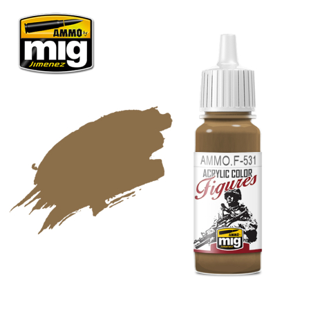 Vopsire, Weathering & Diorama - A.MIG-F531 - FIGURES PAINTS Light Brown