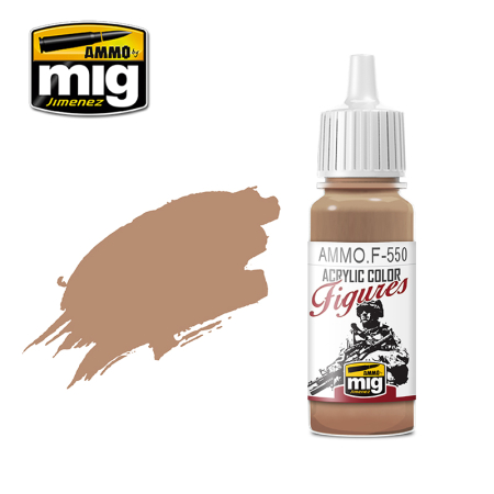 Vopsire, Weathering & Diorama - A.MIG-F550 - FIGURES PAINTS Warm Skin Tone