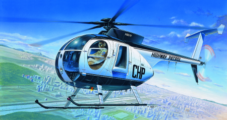 Kituri machete - Academy 12249 - 1:48 HUGHES 500D POLICE HELICOPTER