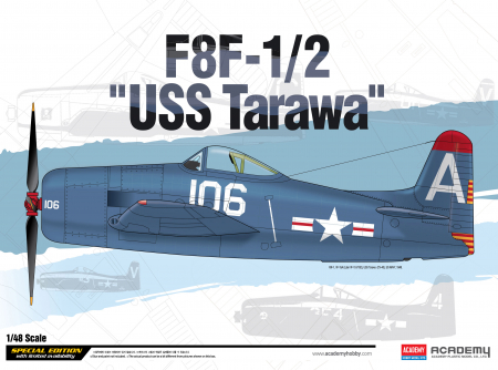 Avioane - Academy 12313 - 1:48 F8F-1/2 "USS Tarawa"