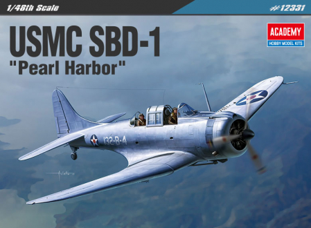 Kituri machete - Academy 12331 - 1:48 USMC SBD-1 "Pearl Harbor"