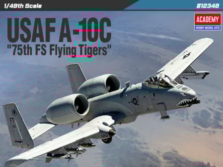 Kituri machete - Academy 12348 - 1:48 A-10C Thunderbolt II 75th FS Flying Tigers
