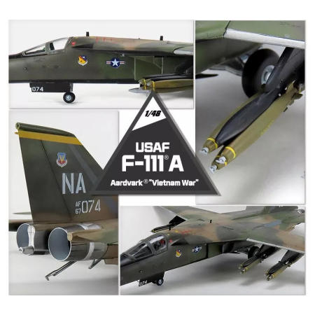 Academy 12360 - 1:48 USAF F-111A Aardvark "Vietnam War" [1]