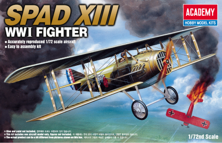 Kituri machete - Academy 12446 - 1:72 SPAD XIII WWI FIGHTER