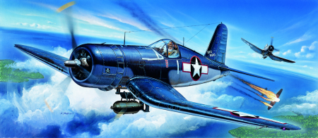 Kituri machete - Academy 12457 - 1:72 F4U-1 Corsair