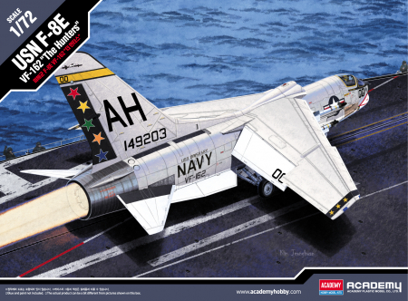 Kituri machete - Academy 12521 - 1:72 USN F-8E VF-162 "The Hunters"