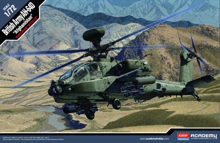 Kituri machete - Academy 12537 - 1:72 British Army AH-64 "Afghanistan"