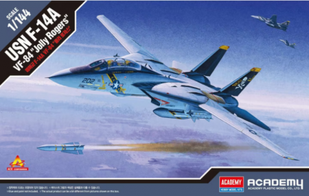 Avioane - Academy 12626 - 1:144 USN F-14A V-84 "Jolly Rogers"