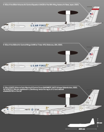 Academy 12629 - 1:144 USAF E-3G Sentry "AEW&C" [1]