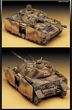 Academy 13233 - 1:35 German Panzer IV H w/Armor [1]