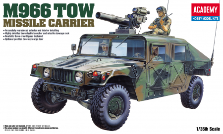 Kituri machete - Academy 13250 - 1:35 M-966 HUMMER WITH TOW