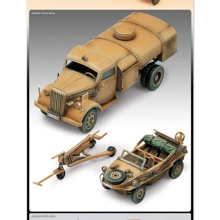 Academy 13401 - 1:72 German Fuel Tank & Schwimmwagen [1]