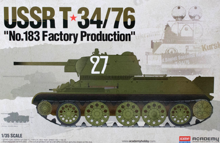 Kituri machete - Academy 13505 - 1:35 USSR T-34/76 "No.183 Factory Production"