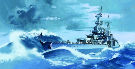 Kituri machete - Academy 14107 - 1:350 USS CA-35 INDIANAPOLIS 0
