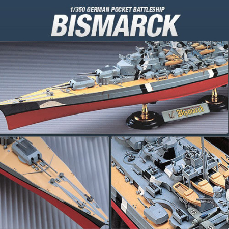 Academy 14109 - 1:350 German Battleship Bismarck [1]