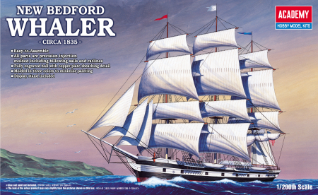 Kituri machete - Academy 14204 - 1:200 NEW BEDFORD WHALER 1:200