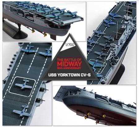 Academy 14229 - 1:700 USS Yorktown CV-5 "Battle of Midway" [3]