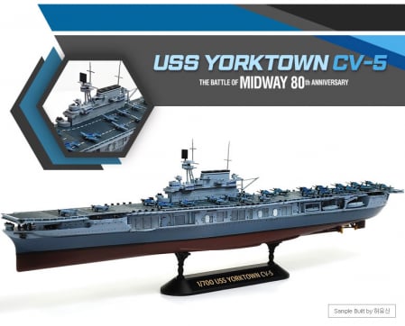 Academy 14229 - 1:700 USS Yorktown CV-5 "Battle of Midway" [2]