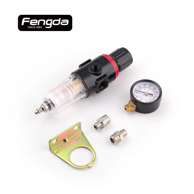 Accesorii aerograf - Fengda - Regulator de presiune aer cu filtru umiditate AFR-2000