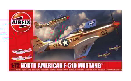Kituri machete - Airfix 02047A - 1:72 North American F-51D Mustang
