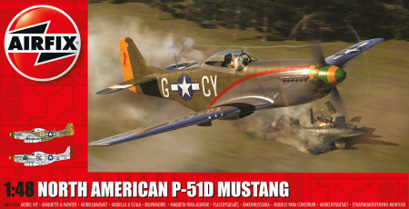 Kituri machete - Airfix A05131A - 1:48 North American P-51D Mustang