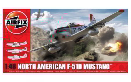 Kituri machete - Airfix 05136 - 1:48 North American F51D Mustang