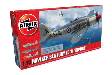 Kituri machete - Airfix 06106 - 1:48 Hawker Sea Fury FB.II 'Export