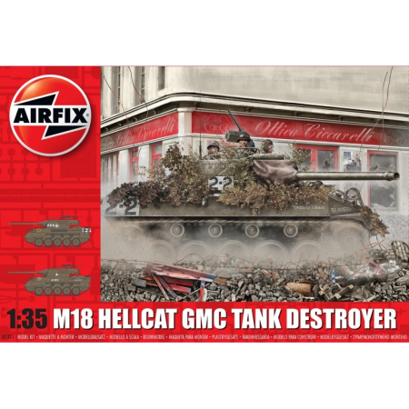 Kituri machete - Airfix 1371 - 1:35 M-18 Hellcat GMC Tank Destroyer