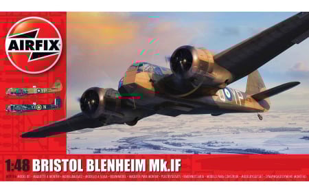 Kituri machete - Airfix A09186 - 1:48 Bristol Blenheim Mk.IF