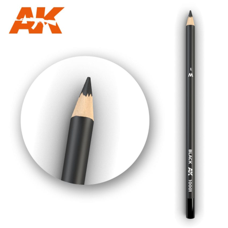 Creioane Weathering - AK-10001 - Weathering Pencil Black