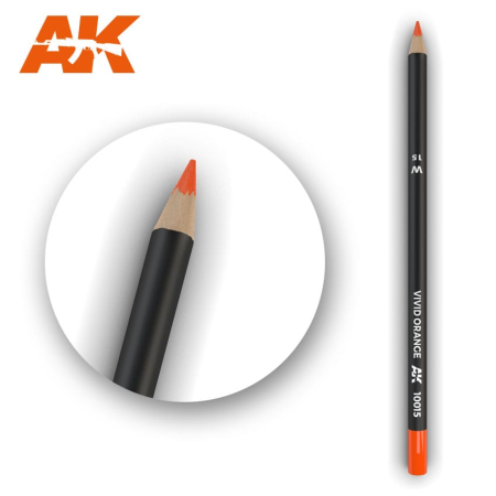 AK Interactive - AK-10015 - Weathering Pencil Vivid Orange