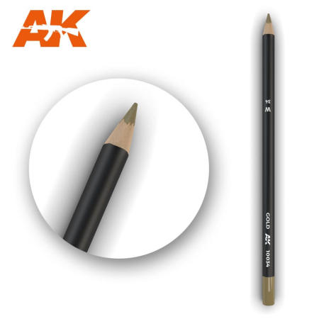 AK Interactive - AK-10034 - Weathering Pencil Gold