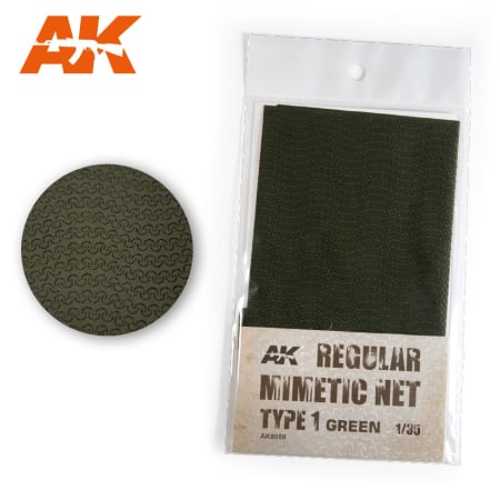 Alte accesorii - AK 8059 - REGULAR MIMETIC NET Type 1 GREEN