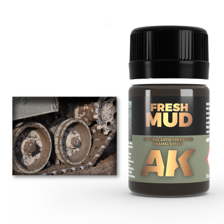 Solutii Weathering - AK Interactive 016 - Fresh Mud Effects