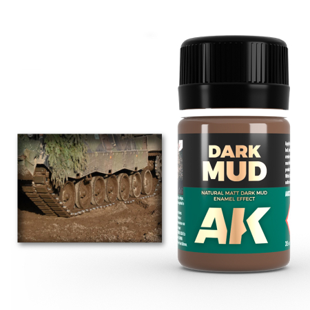 Solutii Weathering - AK Interactive 023 - Dark Mud Effects